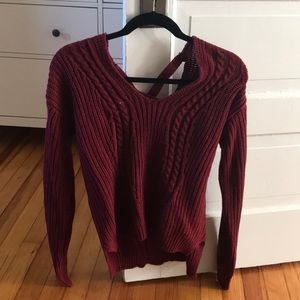 Maroon sweater